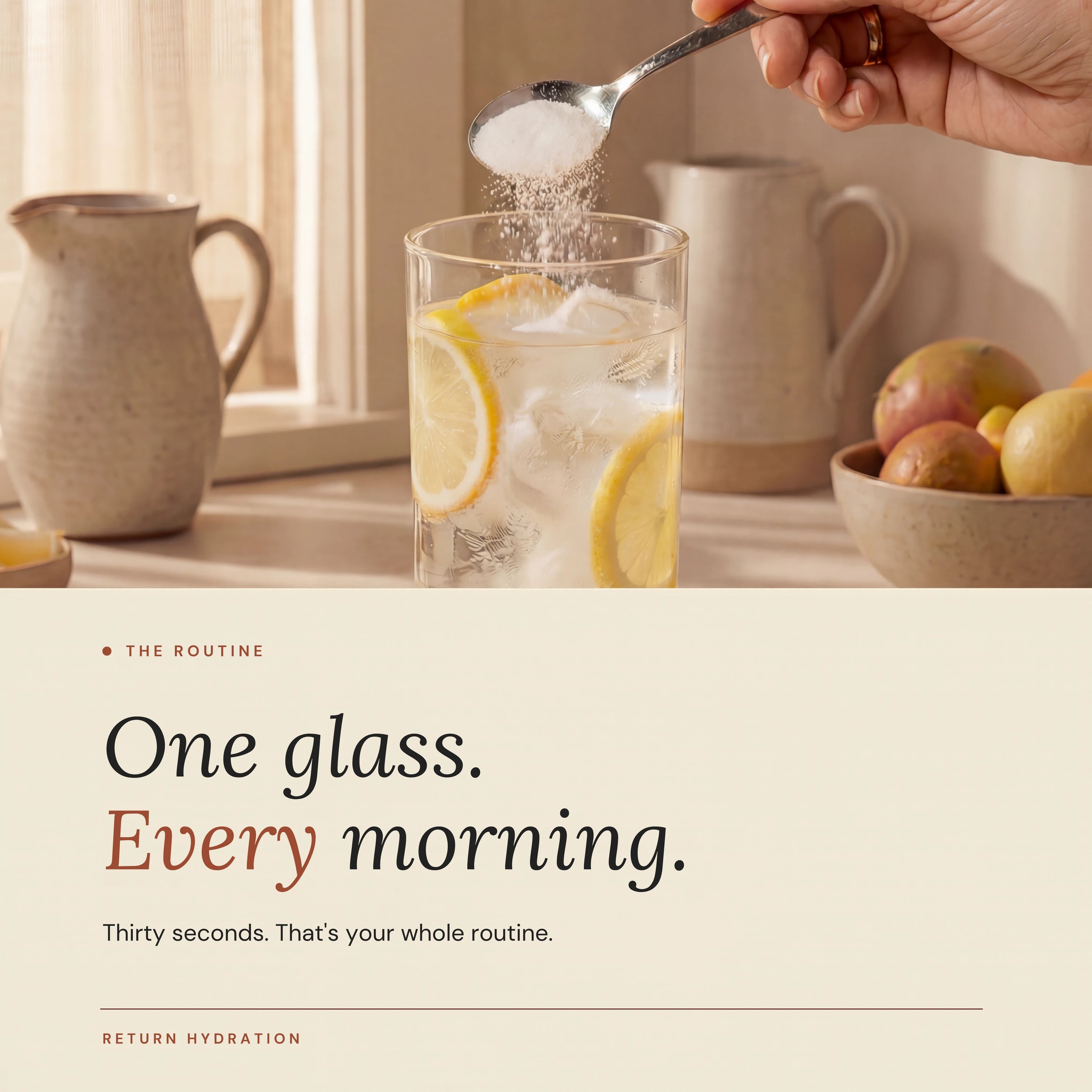 Current Item Indicator – Return Hydration Product Carousel.