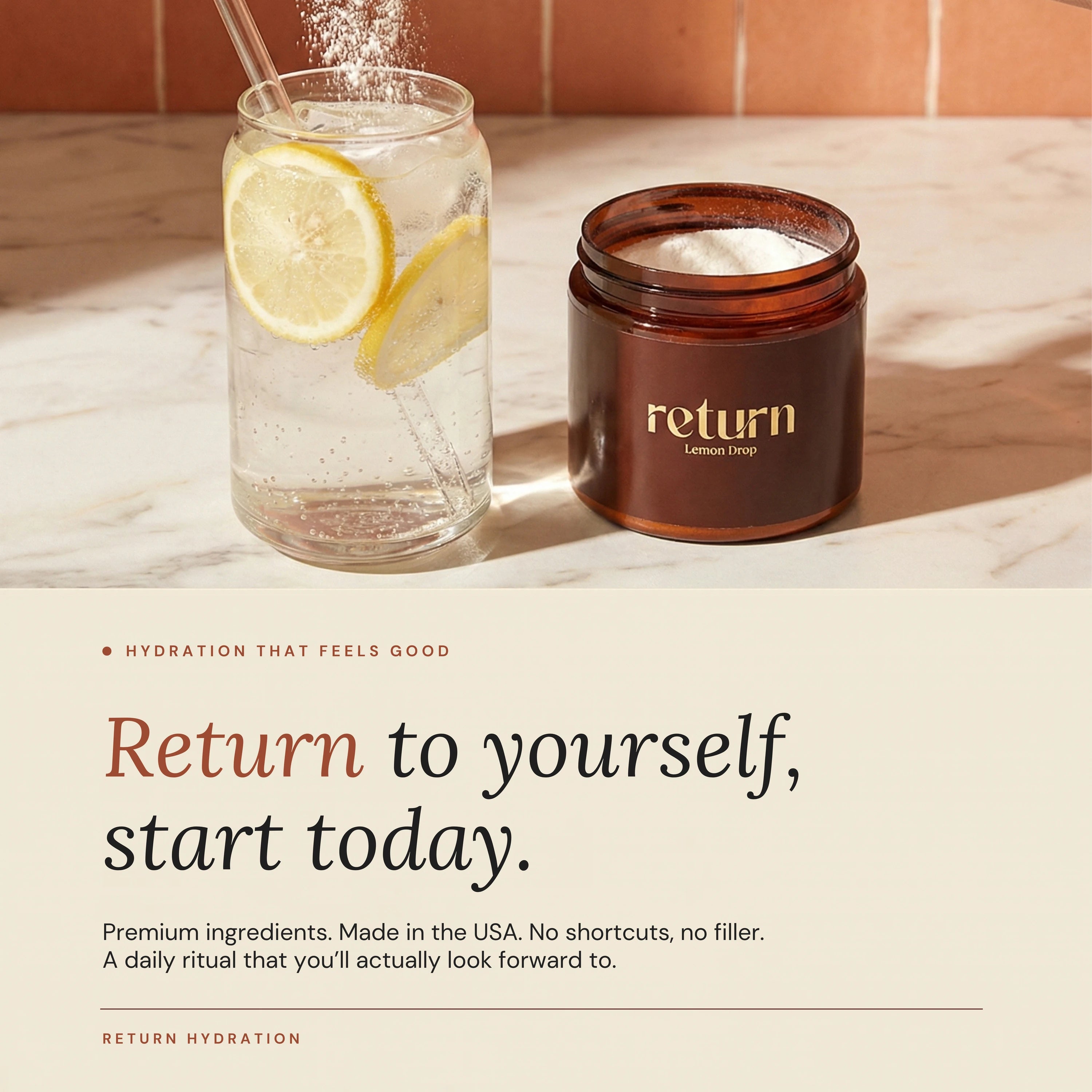 Current Item Indicator – Return Hydration Product Carousel.